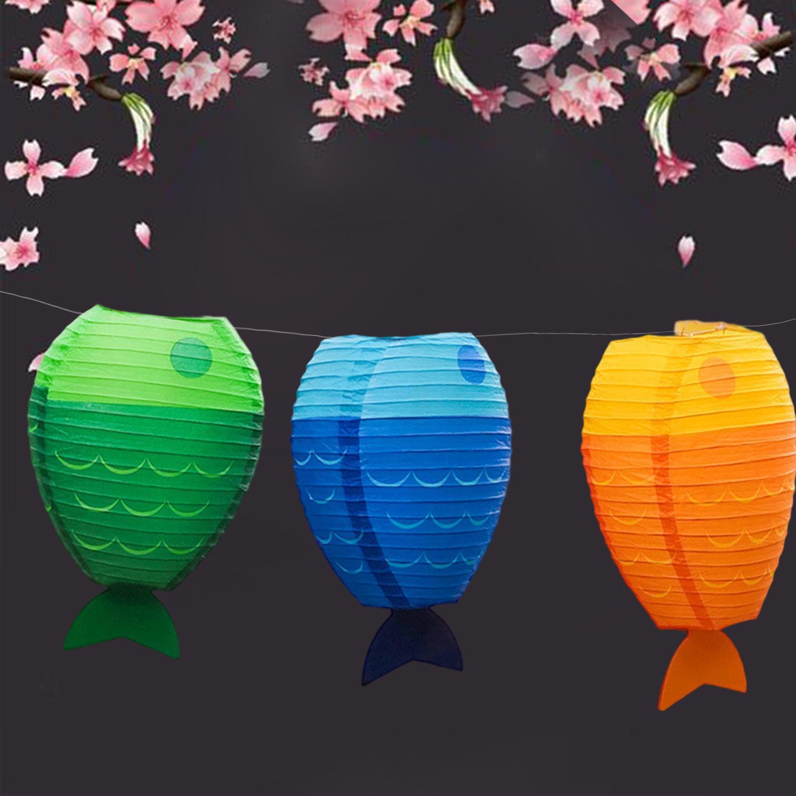 Fish Paper Lantern Cute Craft  - огляд і ціна Kids Outdoor Decor