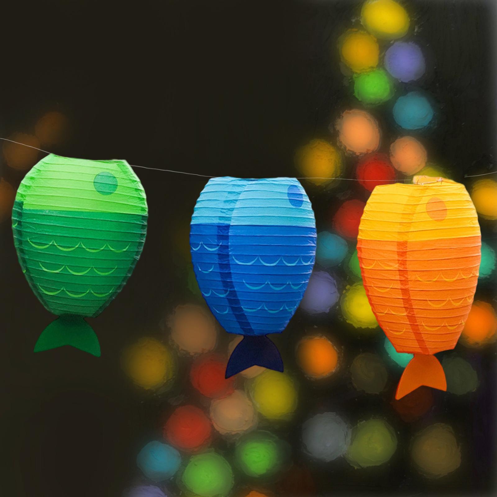 Fish Paper Lantern Cute Craft  - огляд і ціна Kids Outdoor Decor