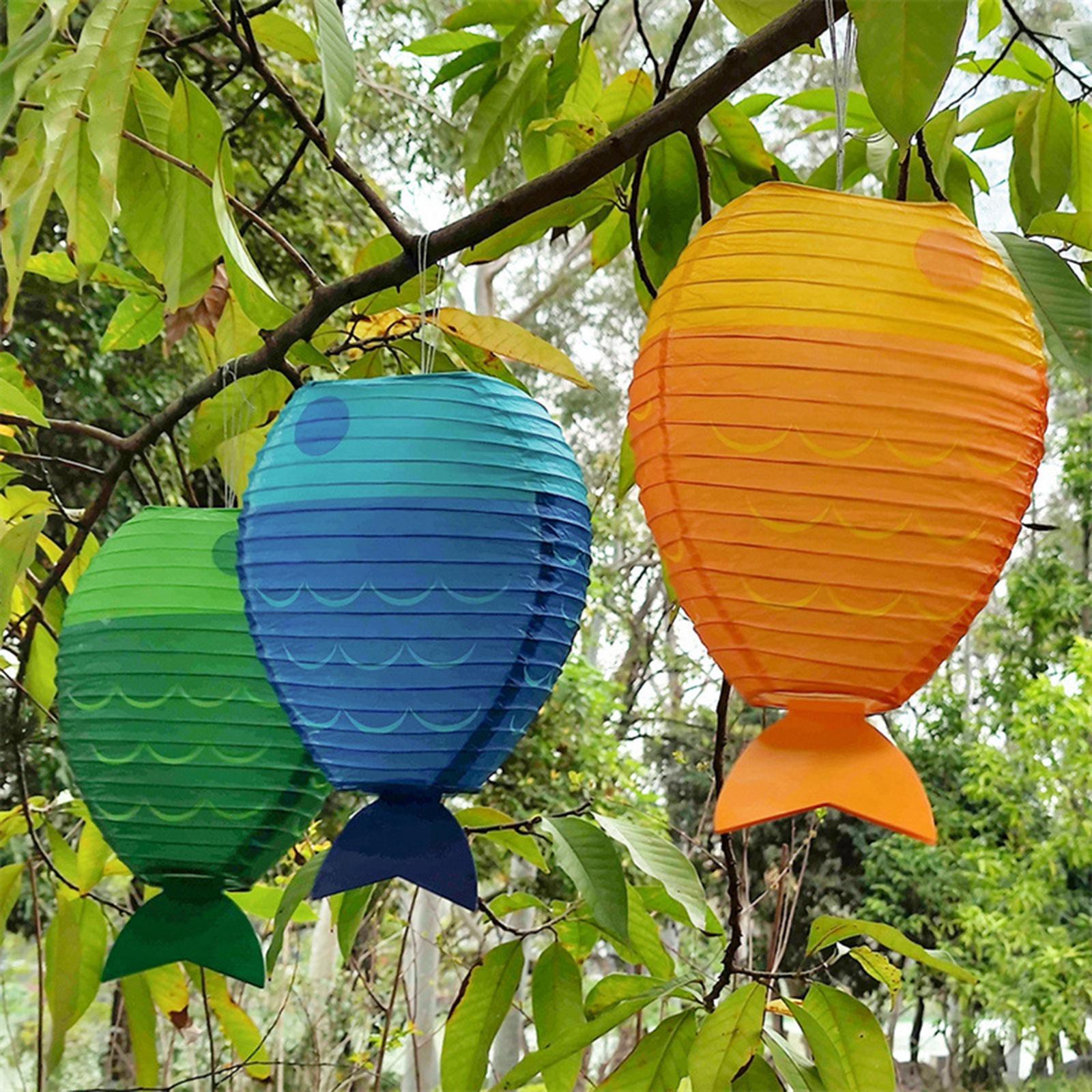 Fish Paper Lantern Cute Craft  - огляд і ціна Kids Outdoor Decor