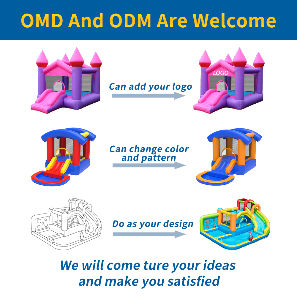 Custom Outdoor Inflatable Boun - огляд і ціна Kids Outdoor Slide