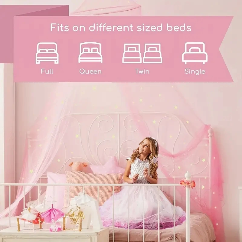 Bed Canopy For Girls With Glow - огляд і ціна Kids Outdoor Yurt