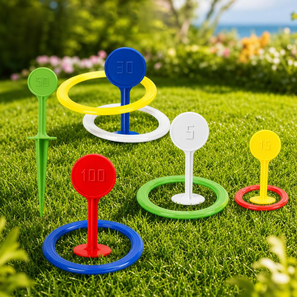 Kids Plastic Ring Toss Game Se - огляд і ціна Kids Outdoor Yard Toys