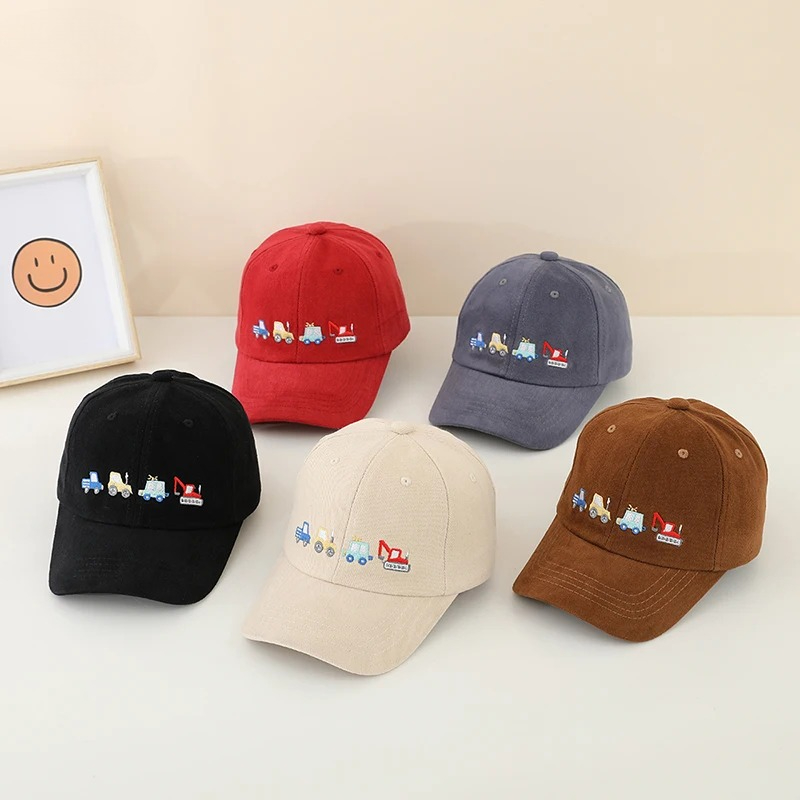 School Boy Baseball Hats Bulld - огляд і ціна Kids Outdoor Excavator