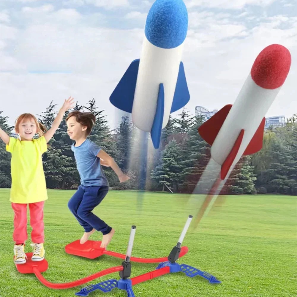 Kids Outdoor Rocket Foot Pump  - огляд і ціна Kids Outdoor Jumping Toys
