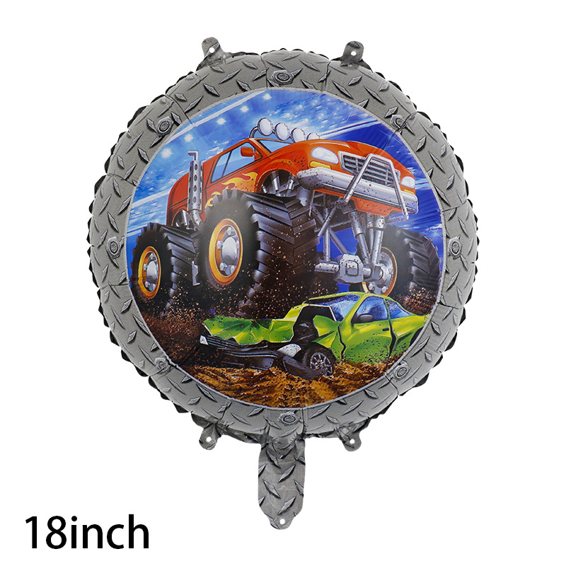 10pcs 18inch Cartoon car engin - огляд і ціна Kids Outdoor Excavator