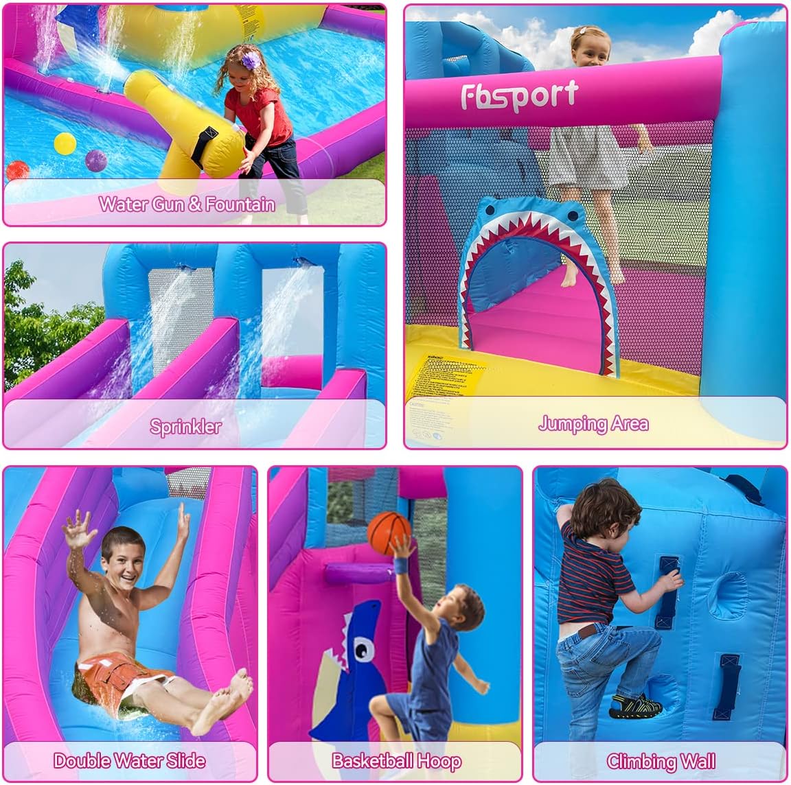 Twin Water Slides Inflatable B - огляд і ціна Kids Outdoor Slide