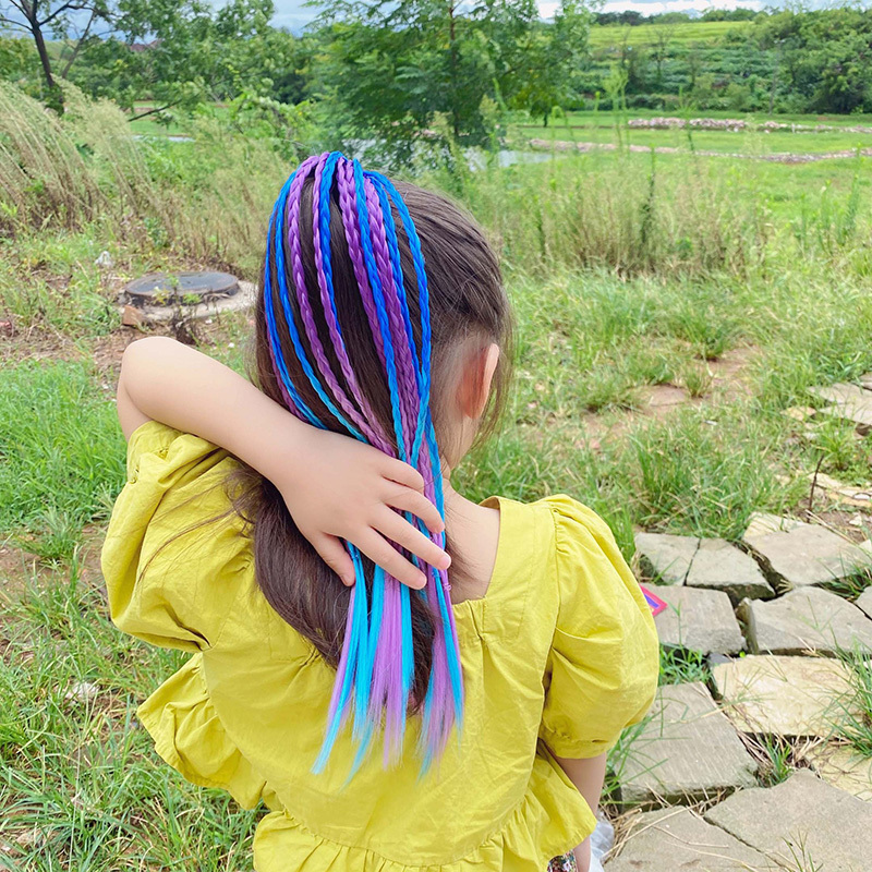 1 PCS New Girls Colorful Wigs  - огляд і ціна Kids Outdoor Decor