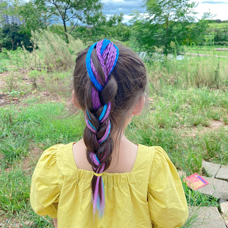 1 PCS New Girls Colorful Wigs  - огляд і ціна Kids Outdoor Decor