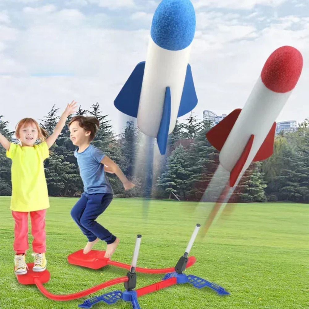 Kids Air Rocket Foot Pump Laun - огляд і ціна Kids Outdoor Jumping Toys